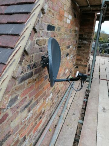 New sky Q dish installation in Watford 