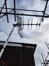 New high gain digital aerial installation in radlett